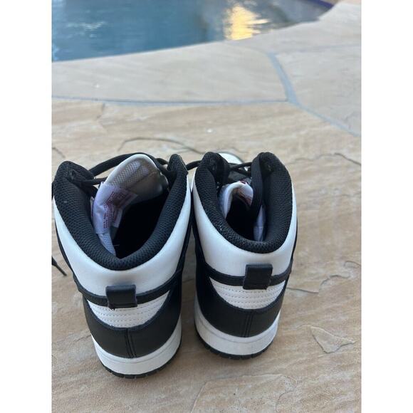 Nike Dunk High DD1869-103 Sneaker Women White Black Leather Comfort Shoes PSS166 - Picture 5 of 8